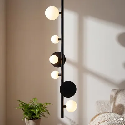 Produktbild von home24 Deckenleuchte - Eisen / Opalglas