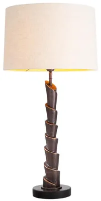 Image de Casa Padrino Lampe de table de luxe bronze / noir / crème H. 80 cm