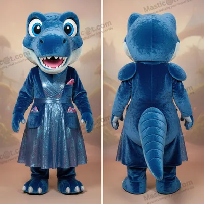 Imagen del producto de Mascota MASTICOT de alosaurio azul aterciopelado