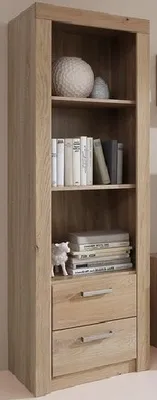 Produktbild von Standregal Büroregal Standvitrine Sonoma Eiche - (1446)