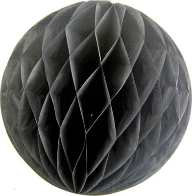 schwarz Wabenball