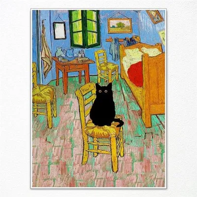 Image de Tableau sur toile de Vincent Van Gogh, 30 x 40 cm, décoration murale