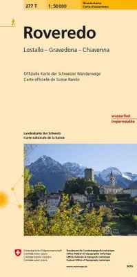 Zdjęcie produktu dla Swisstopo 1:50 000 – mapa turystyczna Roveredo