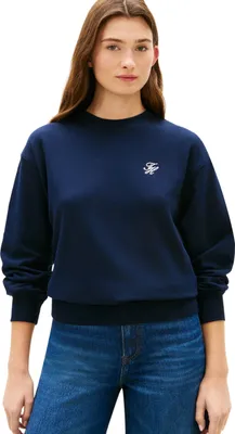 Produktbild von Tommy Hilfiger 8721289455832, Erwachsener, Weiblich, Sweatshirt, Dunkelblau, Rundhals, Langärmlig