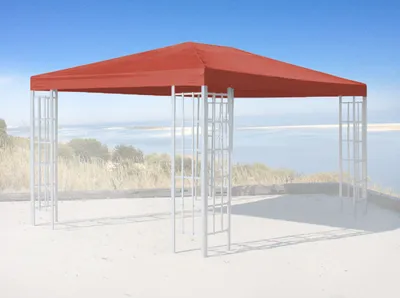 Produktbild von Ersatzdach für Rank Pavillon 3x4m Terra / Rotorange RAL 2001 Ersatzbezug Pavillondach