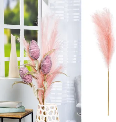 Imagen del producto de Gilde Kunststoff Deko Zweig/Feder "Soft" VE 4 54243