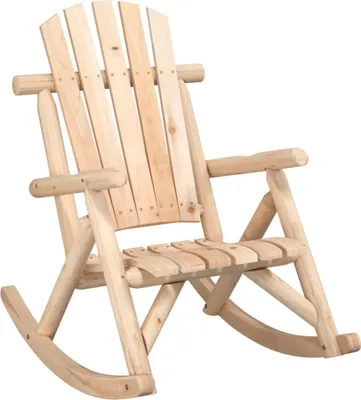 Produktbild von vidaXL Garten-Schaukelstuhl 69x96x101 cm Massivholz Fichte