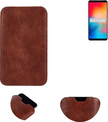 Produktbild von K-S-Trade Schutzhülle Handyhülle kompatibel mit Vernee Apollo 2 Handytasche Kunstleder Sleeve in braun