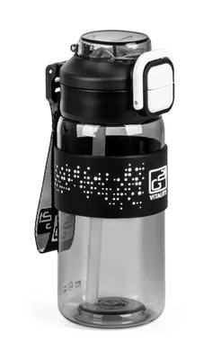 Produktbild von G21 Trinkflasche 600 ml 2in1, grau