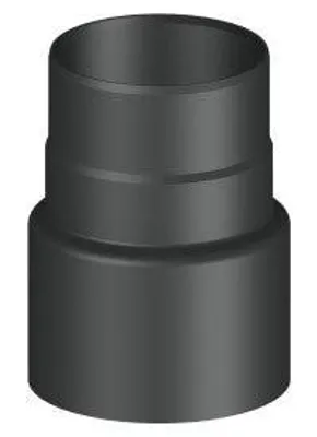Produktbild von Jeremias Reduzierung Ofenrohr/ Rauchrohr Ø 150-130 mm | schwarz