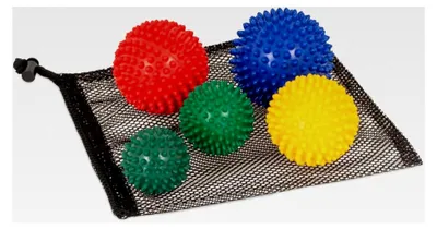 Produktbild von Igelball Massageball mit festen Noppen für gezielte Selbstmassage im 5er Set