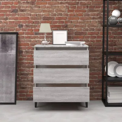 Produktbild von vidaXL Sideboard Grau Sonoma 60x35x69 cm Holzwerkstoff