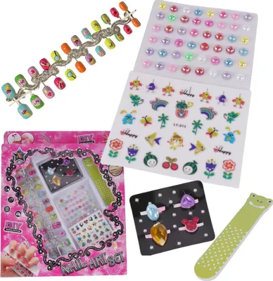 Produktbild von Nail Art Creative Kit Nagelaufkleber Ringe Armband