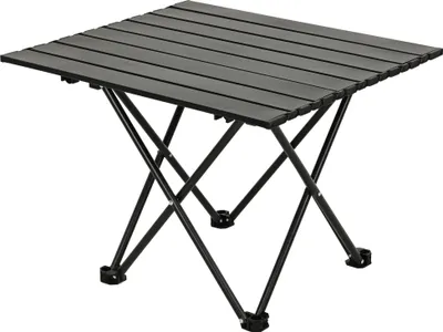 Produktbild von Multifunktionaler Beistelltisch für Camping & Outdoor – Klappbarer Campingtisch mit Tragetasche – 56 x 46 x 46 cm – Leicht, stabil & platzsparend – Ideal für Garten, Picknick, Festivals