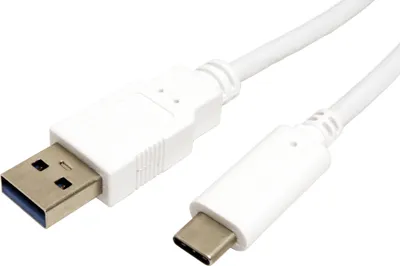 Obrázek produktu pro VALUE USB 5Gbps kabel USB3.0 A(M) - USB C(M), 1m, bílý (11.99.9011)