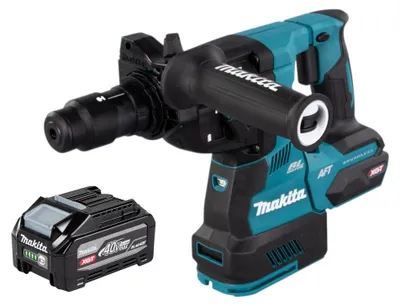 Image de Marteau-perceuse sans fil Makita HR 002 GU1, 40 V max, 2,9 J, SDS plus, moteur sans balais + 1 batterie 4,0 Ah - sans chargeur