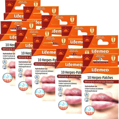 Produktbild von 10x Lifemed Herpes Pads transparent 10x 10 Stück