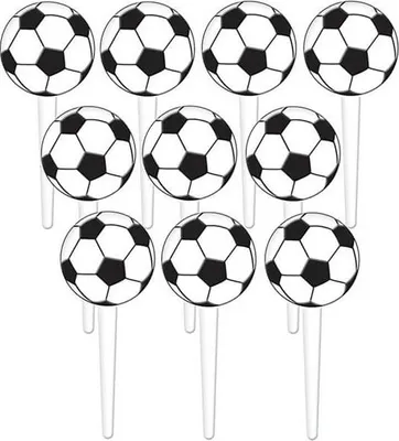 Produktbild von Deko-Picks Fußball Kunststoff