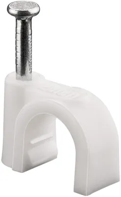 Produktbild von Goobay Kabelschelle 8 mm, weiß, Befestigung für Kabel mit Durchmesser bis 8 mm