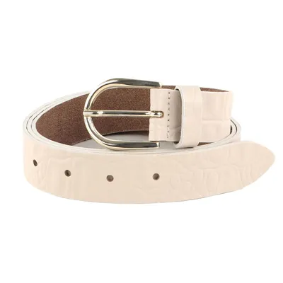 Immagine prodotto di Vanzetti Pelle cintura Slim Belt W80 Cream avorio