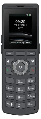Produktbild von Fanvil W610W, IP-Mobiltelefon, Schwarz, Kabelloses Mobilteil, 4 Zeilen, 1000 Eintragungen, 5,08 cm (2")