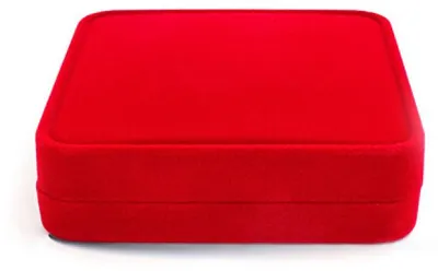 Immagine prodotto di Confezione regalo in pelle scamosciata rossa KS6