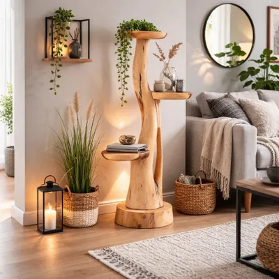 Produktbild von Suar Deko Baum KAKTUS mit Ablagen ca. H95cm Suar