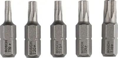 Produktbild von Schrauberbit-Set, Extra Hard, 5-tlg., T 10/15/20/25/30/25 mm