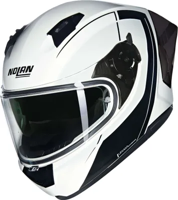Produktbild von Integralhelm NOLAN N60-6 SPORT Mesmerico 341 Weiß Schwarz Metallic größe S