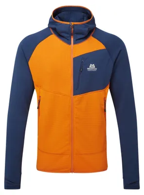 Produktbild von Mountain Equipment Eclipse Hooded Men's Jacket - Herren Fleecejacke - Rust/Medieval Rust/Medieval XXL