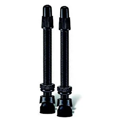Imagen del producto de Válvulas tubeless Presta Weldtite, 2 unidades, color negro, 55 mm