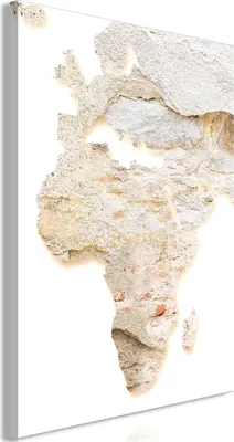 Produktbild von Vlies Leinwandbild - Hot Continent (1 Part) Vertical 40x60 cm Abstrakt k-C-0130-b-a