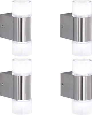 4er-Set Trio LED Wandleuchte RL181, Strahler Wandlampe, inkl. Leuchtmittel