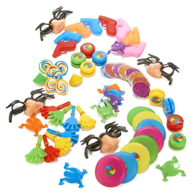 Immagine prodotto di Set di giocattoli piñata da 64 pezzi colorati - taglia unica