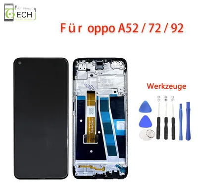 Produktbild von Für Oppo A52 A72 A92 LCD Display mit Rahmen Bildschirm Touchscreen + Werkzeuge