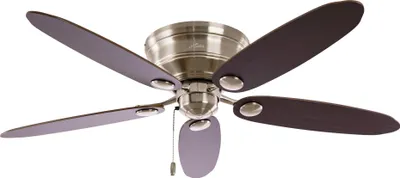 Produktbild von Deckenventilator mit Zugkette Low Profile III Chrom gebürstet