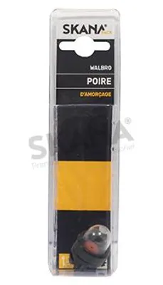 Image de Poire Amorçage Pour Carburateur Des Modèles Wt23a, Wyj33, Wyj34, Wyj45 Et Wyj86. Adaptable Sur Les Marques: Mcculloch, Dolmar,