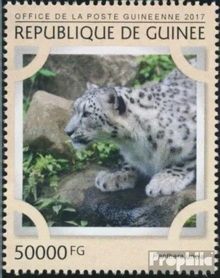 Produktbild von Briefmarken Guinea 2017 Mi 12260 (kompl. Ausgabe) postfrisch Schneeleopard