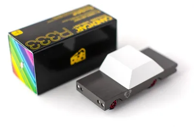 Produktbild von Candylab Holzspielzeugauto - Candycar The Mouse Rod mehrfarbig