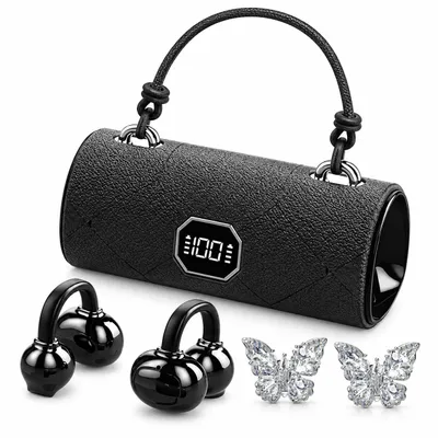 Obrázek produktu pro Bluetooth sluchátka s Bluetooth 6.0 – CLIPTUNE Černá