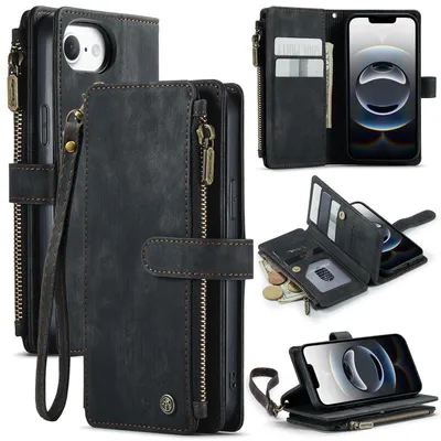 Immagine prodotto di Custodia a libro per Apple iPhone 17e / 16e in Pelle finta, multifunzionale