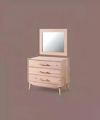 Image de Commode brune dans la chambre à coucher brune en bois avec tiroirs Meubles
