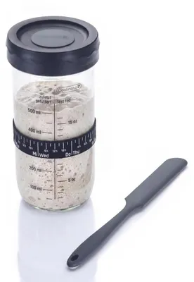 Produktbild von Coolinato Sauerteig StarterSet 730ml mit Silikon Spatel