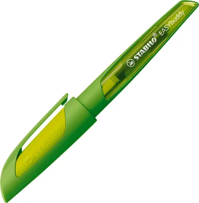 Produktbild von STABILO Schulfüller mit Standard-Feder M - EASYbuddy in limette/grün - blau (löschbar)…