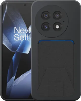 Obrázek produktu pro Vhodné pro OnePlus 13 Pouzdro na telefon s nastavitelným koženým krytem - Flexibilní zadní kryt Pouzdro ze silikonu TPU s nastavitelným koženým krytem - černé - Smartphonica