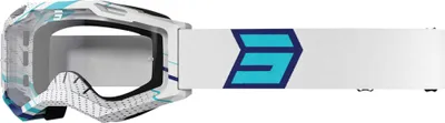 Produktbild von Shot Assault 2.0 Drop Motocross Brille, weiß/blau, Einheitsgröße