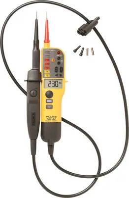Produktbild von FLUKE Tester napięcia/ciągłości FLUKE-T130 z wyświetlaczem LC i przełączanym obciążeniem FLUKE-T130 (4093095)