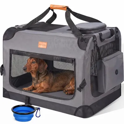 Produktbild von Morpilot Katzentransportbox Transportbox 70x52x52cm Dunkelgrau Verstärkt