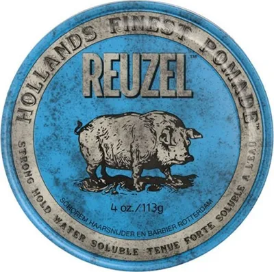 Produktbild von Reuzel Pomade Strong Hold Water Soluble High Sheen Blue 113g