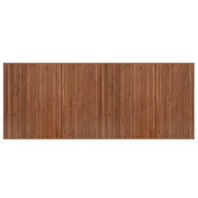 Imagen del producto de Alfombra rectangular bambú marrón 80x200 cm